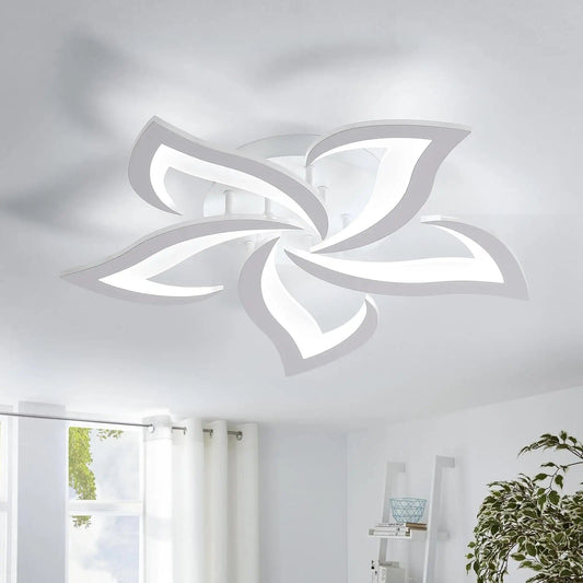 Anne Jackson Hart Ceiling lamps White AuraCrylic - Contemporary Chandelier with Remote Control AuraCrylic - Contemporary Chandelier with Remote Control