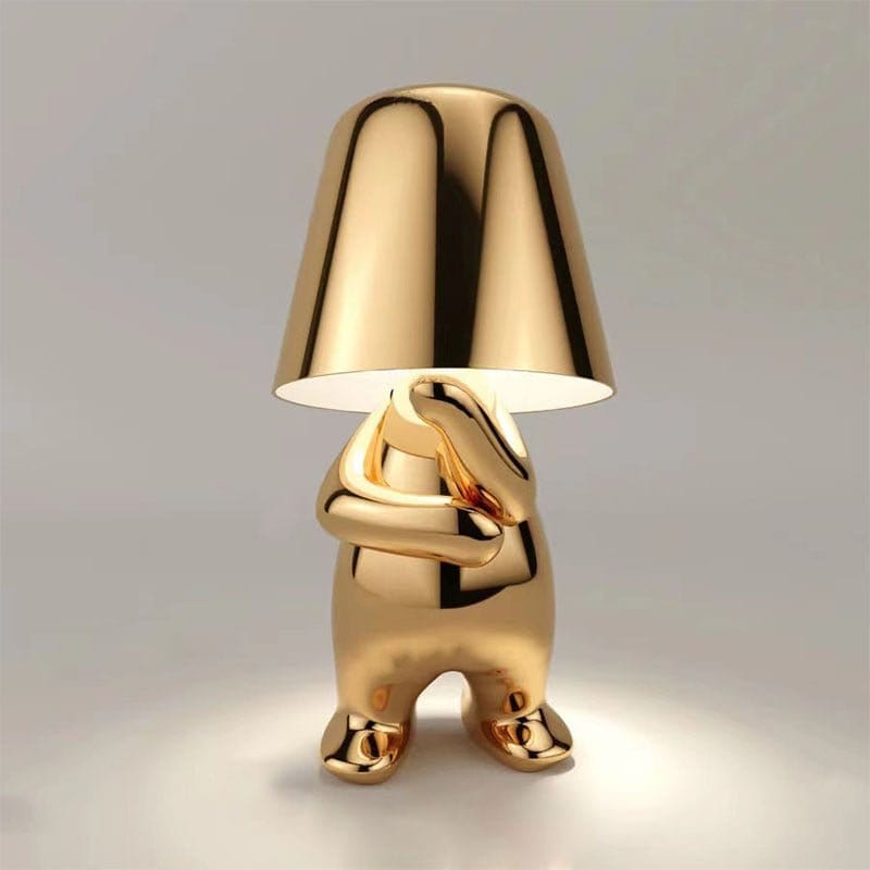 Anne Jackson Hart Gold / Thinker MyWhimsy™️ Stylish Bedside Lamp MyWhimsy™️ Stylish Bedside Lamp