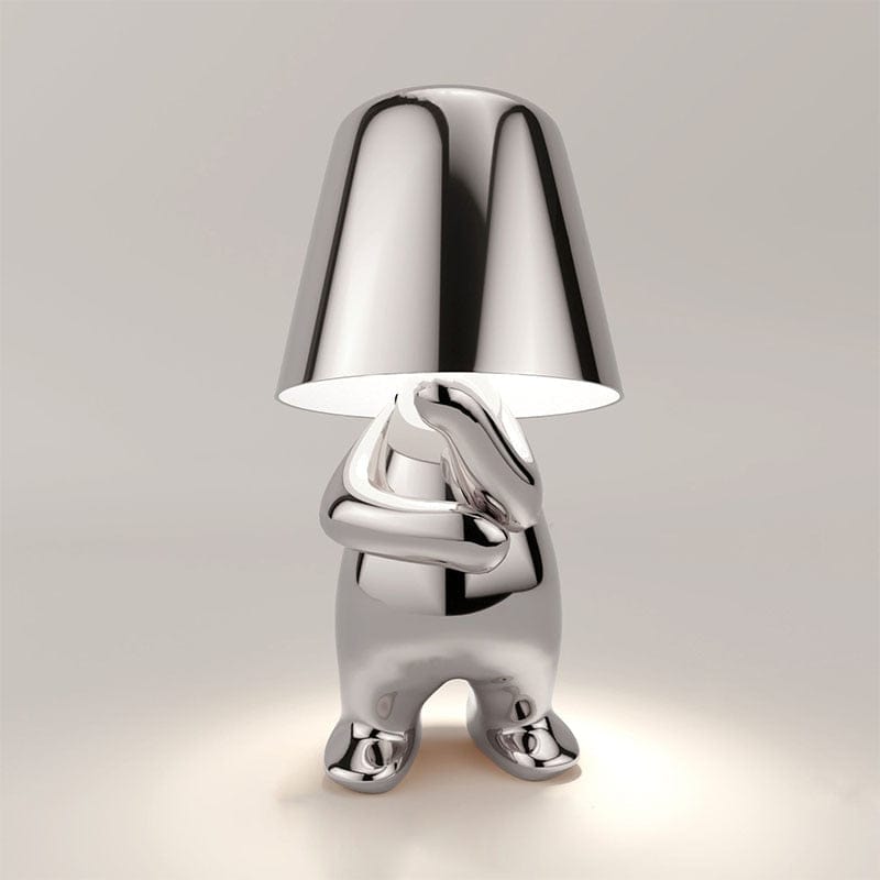 Anne Jackson Hart Silver / Thinker MyWhimsy™️ Stylish Bedside Lamp MyWhimsy™️ Stylish Bedside Lamp